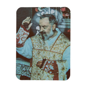 St. Pater Pio von Pietrelcina Der seraphische Prie Magnet