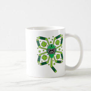St Patrick#39;s Day Ice Hockey Kleeblatt Clover Bo Kaffeetasse