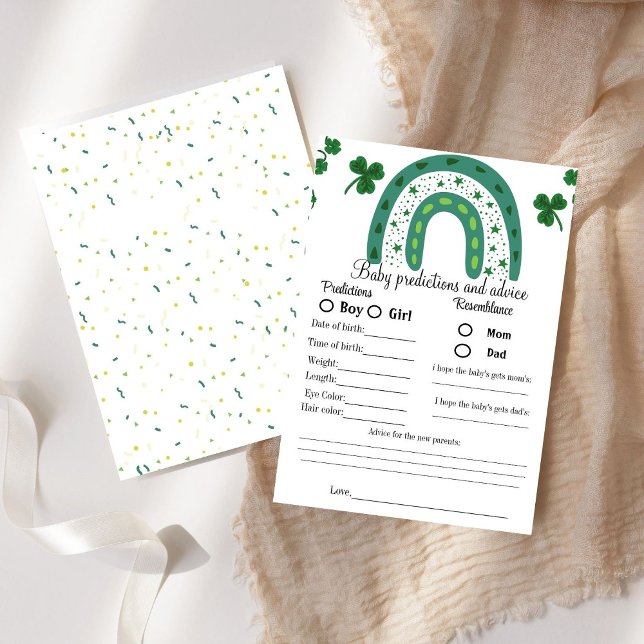 St Patrick Baby Dusche Vorhersage Spiel Baby Showe (Von Creator hochgeladen)