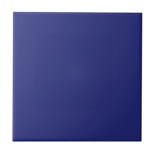 St Patrick Blue Solid Color Tile Fliese (Vorderseite)