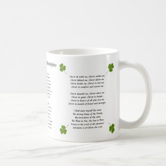 St Patrick Brustplatten-Tasse Tasse (Rechts)