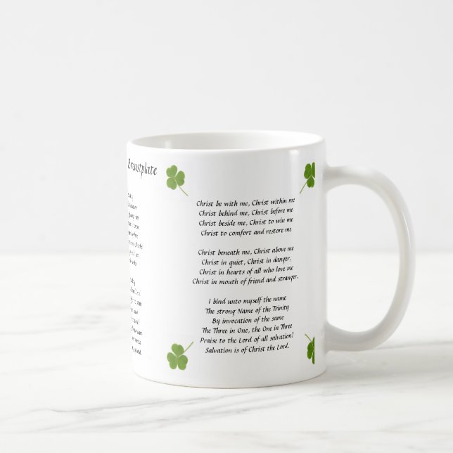 St Patrick Brustplatten-Tasse Tasse (Rechts)