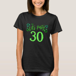 St Patrick Day Birthday Lasse Party Kleeblatt T-Shirt