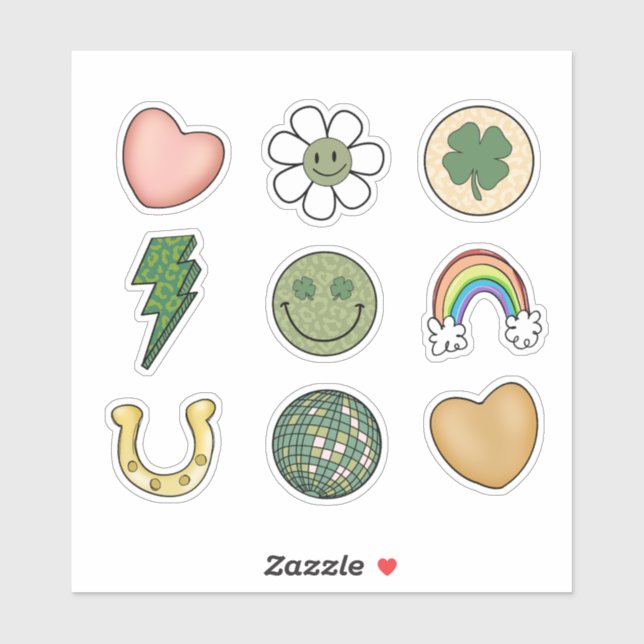 St. Patrick Day Fun Aufkleber (Blatt)