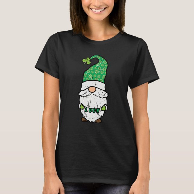 St Patrick Day Gnome Lucky Saint Paddys Pattys Men T-Shirt (Vorderseite)