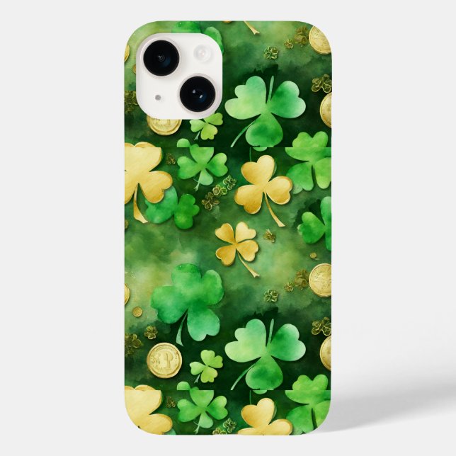 St Patrick Day Gold Case-Mate iPhone Hülle (Rückseite)