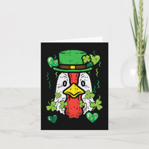 St Patrick Day Irish Chicken Saint Paddys Farm Men Karte