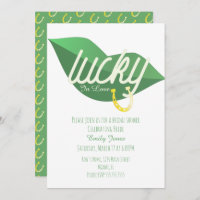 St Patrick Day Lucky Brautparty Lip Green