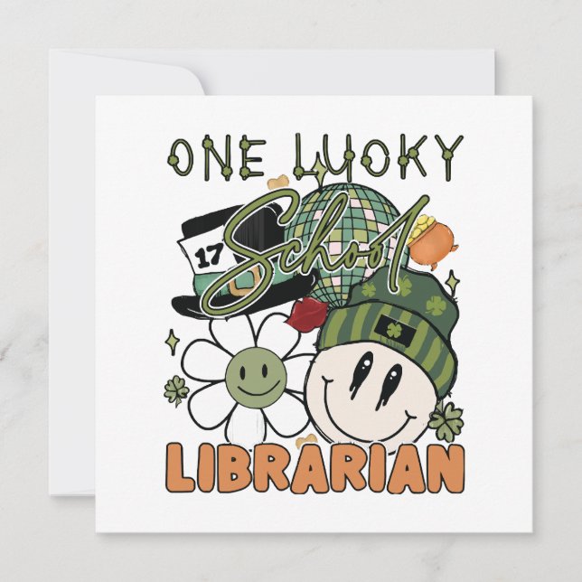 St. Patrick Day Lucky Librarian (Vorderseite)