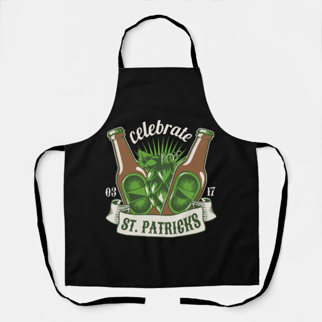 St. Patrick Day Schürze (Vorderseite)
