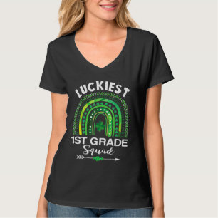 St Patrick Day Teacher Niedlich Luckiest 1. Klasse T-Shirt
