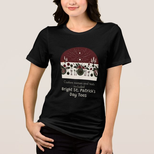 ST.PATRICK DAY Tri-Blend SHIRT (Vorderseite)