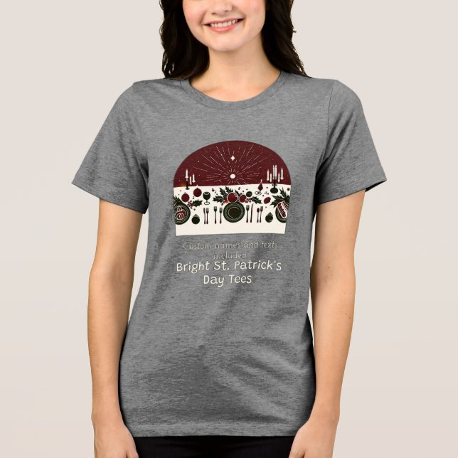 ST.PATRICK DAY Tri-Blend SHIRT (Vorderseite)