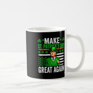 St Patrick Day wieder groß Trump Drink Biene Kaffeetasse
