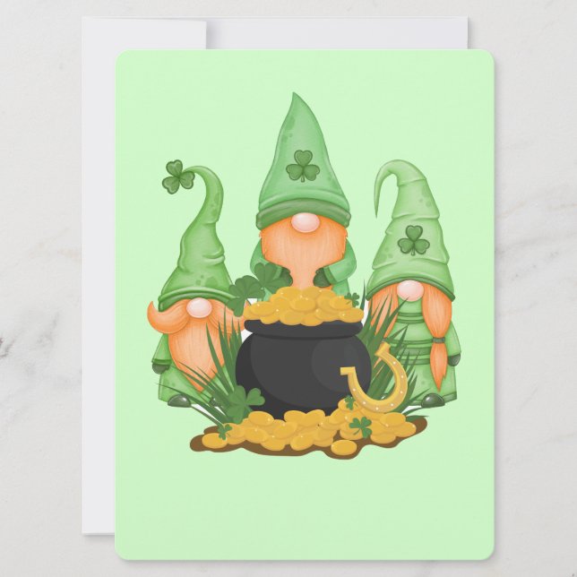 ST PATRICK DESIGN FEIERTAGSKARTE (Vorderseite)