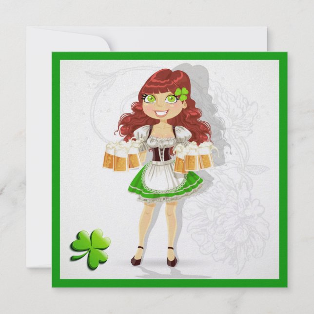 St. Patrick Einladung (Vorderseite)