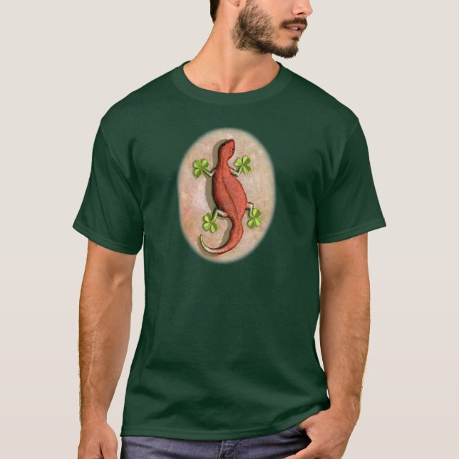 St Patrick Gecko T-Shirt (Vorderseite)