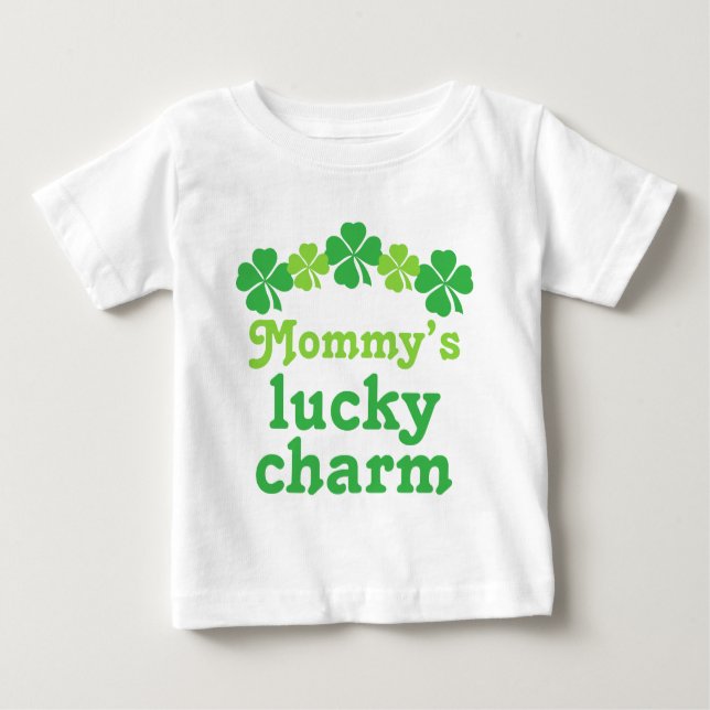 St Patrick glückliches der Charme-T-Shirt Mama Baby T-shirt (Vorderseite)
