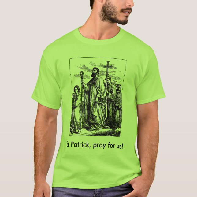 St Patrick, Gönner von Irland-Shirt T-Shirt (Vorderseite)