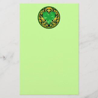 St Patrick Herz-Glücksbringer Briefpapier