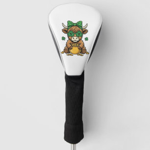 St. Patrick Highland-Kuh Topf des Goldes Vintage-K Golf Headcover