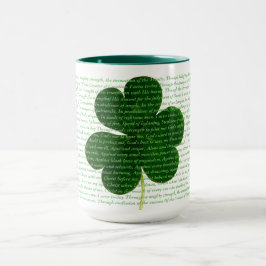 St. Patrick Hymn Das Hirschgedicht Kleeblatt Tasse