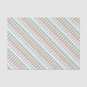 St. Patrick Ireland Irish St. Paddy Typography Seidenpapier