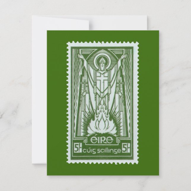St. Patrick Irish Postage Briefmarke (Vorderseite)