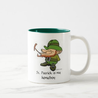 St Patrick ist mein Homeboy Zweifarbige Tasse