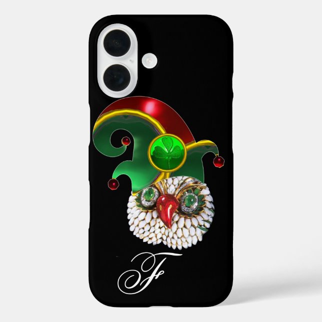 ST PATRICK JEWEL OWEL UND ELF HAT MIT KLEEBLATT Case-Mate iPhone HÜLLE (Rückseite)