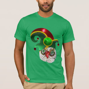 ST PATRICK JEWEL OWEL UND ELF HAT MIT KLEEBLATT T-Shirt
