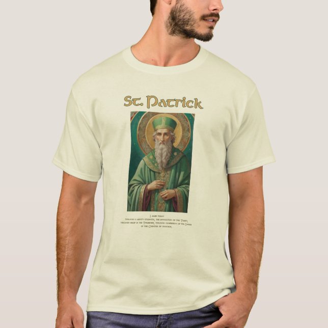 St Patrick Katholisches T-Shirt (Vorderseite)