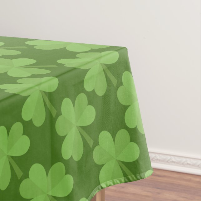 St. Patrick Kleeblatt Clovers Green Pattern Irland Tischdecke (Beispiel)