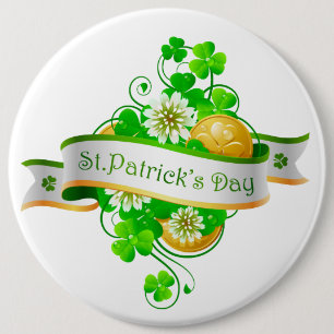 St Patrick Knopf Tag20 Button