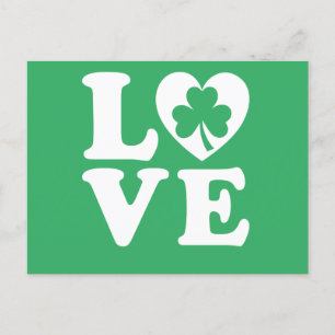St Patrick Liebe Postkarte