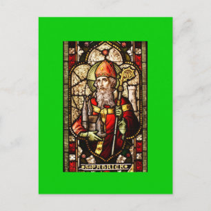 St. Patrick Patron of Ireland Postkarte