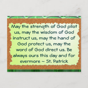 St Patrick Postcard Postkarte