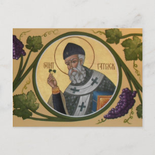 St. Patrick Prayer Card Postkarte