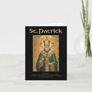 St Patrick römisch-katholisches Gebet  Karte