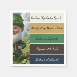 St. Patrick’s Affirmation Napkins Serviette