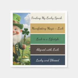 St. Patrick’s Affirmation Napkins Serviette