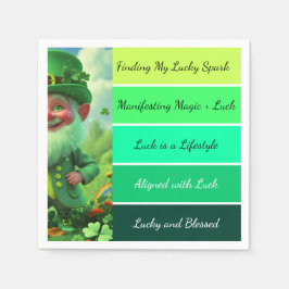 St. Patrick’s Affirmation Napkins Serviette