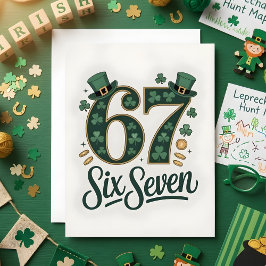 St Patrick’s Day 67 Meme Kids Card Feiertagskarte