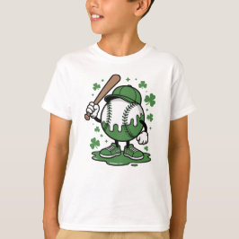 St. Patrick’s Day Baseball Eiscreme Kind  T-Shirt