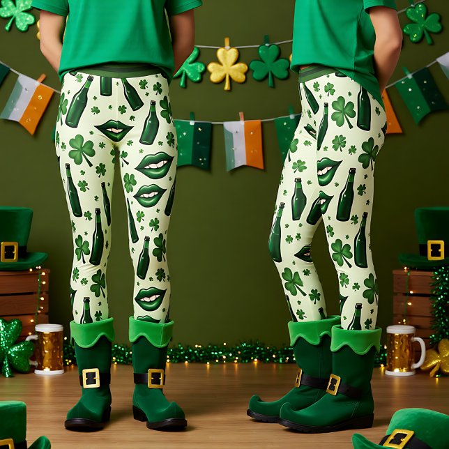 St. Patrick’s Day Beine aus Gold Leggings (St. Patrick’s Day Legs o’ Gold Leggings)