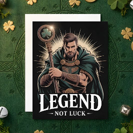 St Patrick’s Day Card Celtic Legend Feiertagskarte