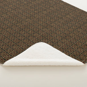 St. Patrick’s Day Celtic Knot Sherpa-Decke  Sherpadecke
