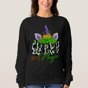 St Patrick S Day Funny Lucky und Magical Graphic Sweatshirt