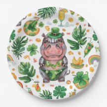 St. Patrick’s Day Glam Hippo Bikinioberteil 