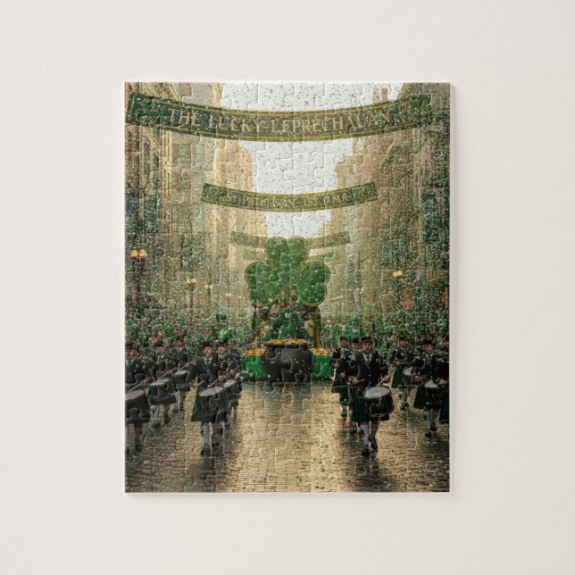 St. Patrick’s Day – Glücklicher Koboldhut Puzzle (Vertikal)